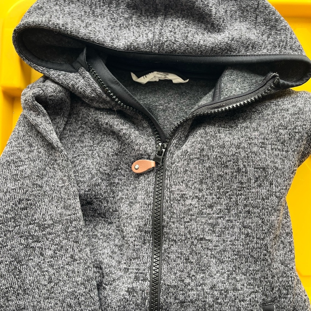 Cozy Gray Hooded Jacket